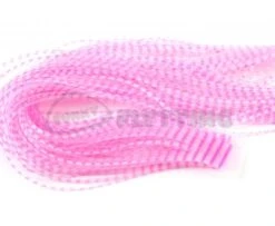 Hareline Chicone Regular Crusher Legs - Funky Fly Tying -Fishing Accessories Store Chicone Regular Crusher Legs Barred Fl Pink