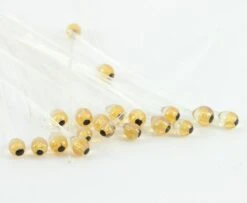 Funky Shrimp Eyes - Funky Fly Tying 24 Funky Shrimp Eyes - Funky Fly Tying -Fishing Accessories Store DNA Funky Shrimp Eyes Light Amber