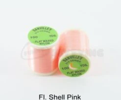 Danvilles Flat Waxed Nylon 210 Denier - Funky Fly Tying -Fishing Accessories Store Danvilles Flat Waxed Nylon 210 Denier Fl Shell Pink 1