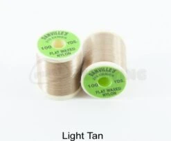 Danvilles Flat Waxed Nylon 210 Denier - Funky Fly Tying -Fishing Accessories Store Danvilles Flat Waxed Nylon 210 Denier Light Tan 1