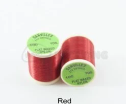Danvilles Flat Waxed Nylon 210 Denier - Funky Fly Tying -Fishing Accessories Store Danvilles Flat Waxed Nylon 210 Denier Red 1