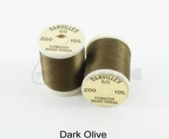 Danville's Flymaster 70 Denier Thread - Funky Fly Tying -Fishing Accessories Store Danvilles Flymaster 6 0 70 Denier Thread Dark Olive