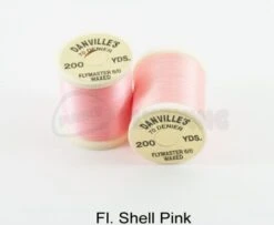 Danville's Flymaster 70 Denier Thread - Funky Fly Tying -Fishing Accessories Store Danvilles Flymaster 6 0 70 Denier Thread Fluo Shell Pink
