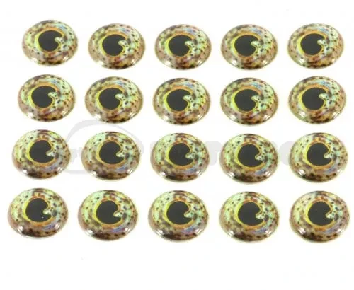 Funky Flounder Ultra Realistic 3D Eyes - Funky Fly Tying 3 Funky Flounder Ultra Realistic 3D Eyes - Funky Fly Tying