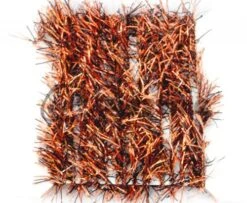 Funky 10mm Black And Dyed Holographic - Funky Fly Tying -Fishing Accessories Store Funky 10mm Black and Dyed Holographic Orange