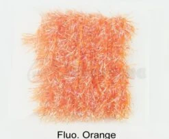 Funky 15mm 3D Fritz UV And Silver - Funky Fly Tying -Fishing Accessories Store Funky 15mm 3D Fritz Uv and Silver Fluo Orange