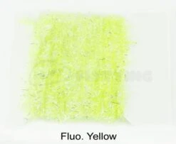 Funky 15mm 3D Fritz UV And Silver - Funky Fly Tying -Fishing Accessories Store Funky 15mm 3D Fritz Uv and Silver Fluo Yellow