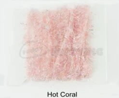 Funky 15mm 3D Fritz UV And Silver - Funky Fly Tying -Fishing Accessories Store Funky 15mm 3D Fritz Uv and Silver Hot Coral