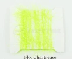 Funky 17mm Straggle Fritz - Funky Fly Tying -Fishing Accessories Store Funky 17mm Straggle Fritz Flo Chartreuse