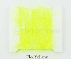 Funky 17mm Straggle Fritz - Funky Fly Tying -Fishing Accessories Store Funky 17mm Straggle Fritz Flo Yellow 1