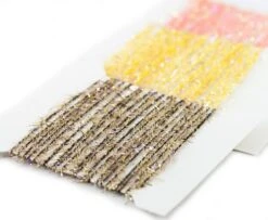 Funky 3D Micro Straggle UV & Gold Fritz - Funky Fly Tying