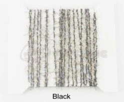 Funky 3D Micro Straggle UV & Gold Fritz - Funky Fly Tying -Fishing Accessories Store Funky 3D Micro Straggle Uv Gold Fritz Black