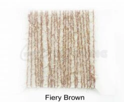 Funky 3D Micro Straggle UV & Gold Fritz - Funky Fly Tying -Fishing Accessories Store Funky 3D Micro Straggle Uv Gold Fritz Fiery Brown 1