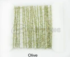 Funky 3D Micro Straggle UV & Gold Fritz - Funky Fly Tying -Fishing Accessories Store Funky 3D Micro Straggle Uv Gold Fritz Olive