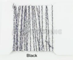 Funky 3D Micro Straggle UV & Silver Fritz - Funky Fly Tying -Fishing Accessories Store Funky 3D Micro Straggle Uv Silver Fritz Black 1