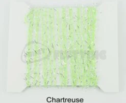 Funky 3D Micro Straggle UV & Silver Fritz - Funky Fly Tying -Fishing Accessories Store Funky 3D Micro Straggle Uv Silver Fritz Chartreuse