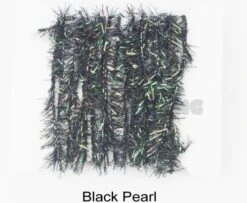 Funky 5mm Crystal Hackle Fritz - Funky Fly Tying -Fishing Accessories Store Funky 5mm Crystal Hackle Fritz Black Pearl