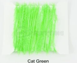 Funky 5mm Crystal Hackle Fritz - Funky Fly Tying -Fishing Accessories Store Funky 5mm Crystal Hackle Fritz Cat Green 1