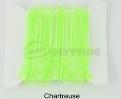 Funky 5mm Crystal Hackle Fritz - Funky Fly Tying -Fishing Accessories Store Funky 5mm Crystal Hackle Fritz Chartreuse