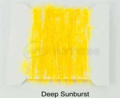 Funky 5mm Crystal Hackle Fritz - Funky Fly Tying -Fishing Accessories Store Funky 5mm Crystal Hackle Fritz Deep Sunburst 1