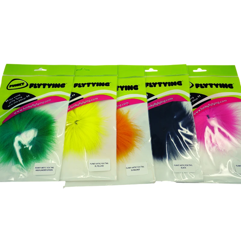 Funky Arctic Fox Tail Pieces - Funky Fly Tying 4 Funky Arctic Fox Tail Pieces - Funky Fly Tying - Image 2