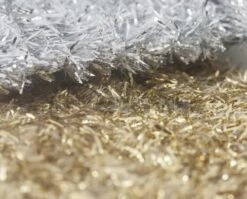 Funky Metallic Gold And Silver Fritz - Funky Fly Tying