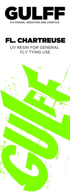 Gulff UV Fluoro Resins - Funky Fly Tying -Fishing Accessories Store GU15FC FlChartreuse package 1