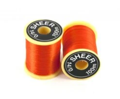 Gordon Griffiths Sheer 14/0 Ultrafine - Funky Fly Tying -Fishing Accessories Store Gordon Griffiths Sheer 14 0 Ultrafine Orange 1