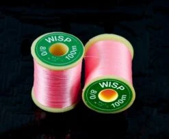 Gordon Griffiths Wisp 8/0 Microfine Thread - Funky Fly Tying -Fishing Accessories Store Gordon Griffiths Wisp 8 0 Microfine Thread Fluo Shrimp Pink 1