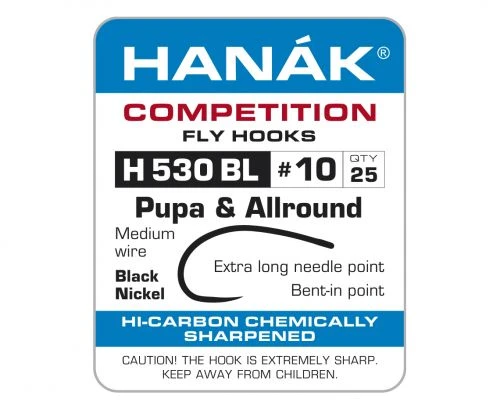 Hanak 530BL Pupa Hook - Funky Fly Tying 4 Hanak 530BL Pupa Hook - Funky Fly Tying - Image 2