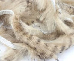 Hareline Barred Rabbit Strips - Funky Fly Tying 25 Hareline Barred Rabbit Strips - Funky Fly Tying -Fishing Accessories Store Hareline Barred Rabbit Strips Tan 1