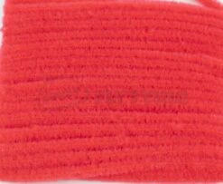 Hareline Fine Chenille - Funky Fly Tying -Fishing Accessories Store Hareline Fine Chenille Fluo Fire Orange 1