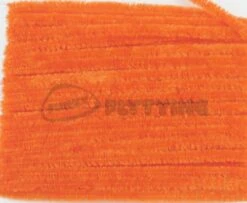 Hareline Fine Chenille - Funky Fly Tying -Fishing Accessories Store Hareline Fine Chenille Orange 1