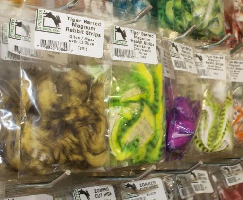 Hareline Tiger Barred Rabbit Zonker Strips - Funky Fly Tying 4 Hareline Tiger Barred Rabbit Zonker Strips - Funky Fly Tying - Image 2