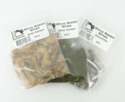 Hareline Micro Rabbit Strips - Funky Fly Tying