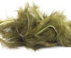 Hareline Micro Rabbit Strips - Funky Fly Tying -Fishing Accessories Store Hareline Micro Rabbit Strips Olive Varient 1