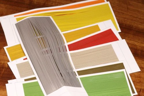 Hareline Synthetic Quill Body Wrap - Funky Fly Tying 3 Hareline Synthetic Quill Body Wrap - Funky Fly Tying