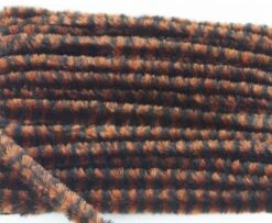 Hareline Variegated Chenille - Funky Fly Tying 28 Hareline Variegated Chenille - Funky Fly Tying -Fishing Accessories Store Hareline Variegated Chenille Brown Black