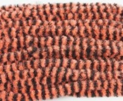 Hareline Variegated Chenille - Funky Fly Tying 31 Hareline Variegated Chenille - Funky Fly Tying -Fishing Accessories Store Hareline Variegated Chenille Fluo Orange Black 1