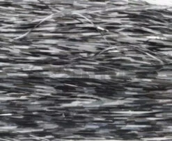 Hedron Magnum Black Barred Flashabou - Funky Fly Tying -Fishing Accessories Store Hedron Magnum Black Barred Flashabou Clear Black