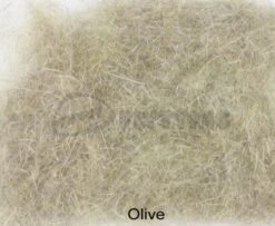 Hemingway's Hare's Plus Dubbing Packets - Funky Fly Tying -Fishing Accessories Store Hemingways Hares Plus Dubbing Packets Olive 1