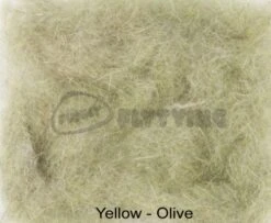 Hemingway's Hare's Plus Dubbing Packets - Funky Fly Tying -Fishing Accessories Store Hemingways Hares Plus Dubbing Packets Yellow Olive