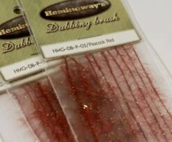 Hemingway's Peacock Dubbing Brushes - Funky Fly Tying -Fishing Accessories Store Hemingways Peacock Dubbing Brushes Red 1