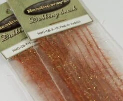 Hemingway's Peacock Dubbing Brushes - Funky Fly Tying -Fishing Accessories Store Hemingways Peacock Dubbing Brushes Reddish 1