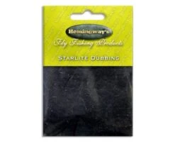 Hemingway's Star Lite Dubbing - Funky Fly Tying -Fishing Accessories Store Hemingways Star Lite Dubbing Black 1