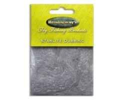 Hemingway's Star Lite Dubbing - Funky Fly Tying -Fishing Accessories Store Hemingways Star Lite Dubbing Silver 1