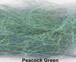Hends Angel Hair - Funky Fly Tying -Fishing Accessories Store Hends Angel Hair Peacock Green 1