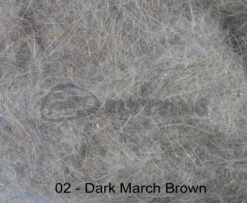 Hends Hare Plus Dubbing Packets - Funky Fly Tying -Fishing Accessories Store Hends Hare Plus Dubbing Packets Dark March Brown 1