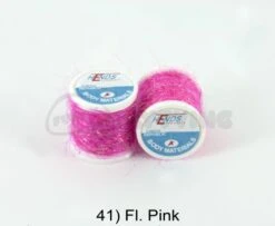 Hends Ice Dub Thread - Funky Fly Tying -Fishing Accessories Store Hends Ice Dub Thread Fl Pink 1