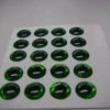 Funky Holographic Green 3D Eyes - Funky Fly Tying -Fishing Accessories Store Holographic Green 3D Eyes